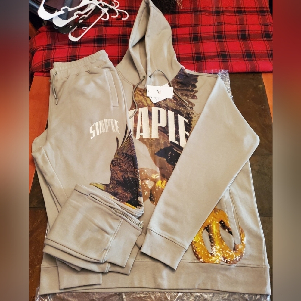 Staple Montrose Pullover Joggers Set 2XL New